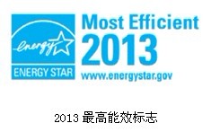 2013能源之星“最高能效”认可标准简介 